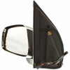 DOOR MIRROR LH POWER EXTENDED CAB LE CHROME  REPLACEMENT FOR NISSAN FRONTIER PICKUP 2006 PARTSLINK NUMBER NI1320170