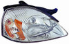 HEAD LAMP RH HQ REPLACEMENT FOR KIA RIO SEDAN 2004 PARTSLINK NUMBER KI2503112