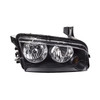 HEAD LAMP RH BLACK HOUSING HALOGEN REPLACEMENT FOR DODGE CHARGER 2007 PARTSLINK NUMBER  CH2519132