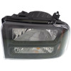 HEAD LAMP LH BLACK BEZEL W/HARLEY-DAVIDSON PKG CAPA REPLACEMENT FOR FORD PICKUP F550 SUPERDUTY 2007 PARTSLINK NUMBER  FO2502224C