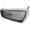 GRILLE CHROME FRAME W/BLACK HONEYCOMB XLT MODEL REPLACEMENT FOR FORD PICKUP FORD LIGHTDUTY(F150) 2007 PARTSLINK NUMBER  FO1200469