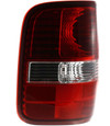 TAIL LAMP LH STYLESIDE MODEL W/RED LENS W/HOUSING EXCLUDE HARLEY DAVIDSON CAPA REPLACEMENT FOR FORD PICKUP FORD LIGHTDUTY(F150) 2007 PARTSLINK NUMBER  FO2800182C