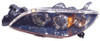 HEAD LAMP LH SDN W/HID HQ REPLACEMENT FOR MAZDA MAZDA 3 2004 PARTSLINK NUMBER MA2518113