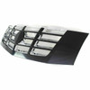GRILLE CHROME W/BLACK FRAME   REPLACEMENT FOR CADILLAC ESCALADE EXT  2009 PARTSLINK NUMBER  GM1200619