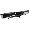 BUMPER RR ASSY CHROME W/BLACK PAD W/BASE TOW HITCH W/O SENSOR  REPLACEMENT FOR FORD PICKUP F150 POLICE RESPONDER 2019 PARTSLINK NUMBER FO1103185