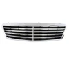 GRILLE SILVER W/CHROME FRAME (ELEGANCE PKG) REPLACEMENT FOR MERCEDES E500 2004 PARTSLINK NUMBER MB1200134