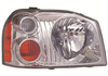 HEAD LAMP RH XE MDL HQ REPLACEMENT FOR NISSAN FRONTIER PICKUP 2004 PARTSLINK NUMBER NI2503130