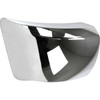 BUMPER END FR RH CHROME W/O FOG HOLE 1500/HYB    REPLACEMENT FOR CHEVROLET PICKUP CHEVY SILVERADO HYBRID 2009 PARTSLINK NUMBER  GM1005157