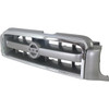 GRILLE W/O MOULDING GRAY REPLACEMENT FOR NISSAN PATHFINDER 2004 PARTSLINK NUMBER NI1200204