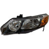 HEAD LAMP LH CAPA REPLACEMENT FOR HONDA CIVIC SEDAN 2007 PARTSLINK NUMBER  HO2502125C