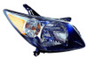 HEAD LAMP RH BLACK HOUSING HQ REPLACEMENT FOR PONTIAC VIBE 2004 PARTSLINK NUMBER GM2503238
