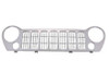 GRILLE CHROME W/FOG REPLACEMENT FOR JEEP LIBERTY 2007 PARTSLINK NUMBER  CH1200289