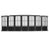 GRILLE BLACK REPLACEMENT FOR JEEP PATRIOT 2007 PARTSLINK NUMBER  CH1200308