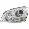 HEAD LAMP LH W/O APP PKG W/CHROME BEZEL CAPA REPLACEMENT FOR KIA OPTIMA 2007 PARTSLINK NUMBER  KI2502132C