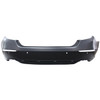 BUMPER RR PRIMED W/PARK ASSIST SENSOR / CHROME MOLDING FITS SDN EX-L AND TOURING CAPA  REPLACEMENT FOR HONDA ACCORD HYBRID 2022 PARTSLINK NUMBER HO1100325C