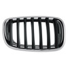 GRILLE RH CHROME/BLACK REPLACEMENT FOR BMW X5 2011 PARTSLINK NUMBER  BM1200181