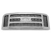 GRILLE MATTE-DK GRAY W/CHROME FRAME XLT/LARIAT MODEL  REPLACEMENT FOR PICKUP FORD SUPERDUTY(F250-F350) 2009 PARTSLINK NUMBER  FO1200500