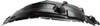 FENDER LINER FR RH W/O FLARE 3.0L/5.7L VACUUM FORM REPLACEMENT FOR RAM PICKUP-RAM-1500-2011-2022 2023 PARTSLINKS NUMBER CH1249203