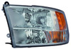 HEAD LAMP LH CHROME HALOGEN WITHOUT PROJECTOR TYPE EXCLUDE DUALLY MODELS CAPA REPLACEMENT FOR RAM PICKUP-RAM-1500-CLASSIC-2019-2021 2023 PARTSLINKS NUMBER CH2502282C