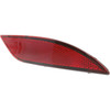 REFLECTOR RR RH 2019 W/SINGLE EXHAUST CUT OUT ONLY  REPLACEMENT FOR CHEVROLET MALIBU 2023 PARTSLINK NUMBER GM1185113U