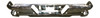 BUMPER FACE BAR RR STEEL CHROME W/O BLIND SPOTS W/ SINGLE EXHAUST REPLACEMENT FOR CHEVROLET PICKUP CHEVY SILVERADO 1500  -  2014-2020  2023 PARTSLINK NUMBER GM1102570