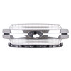 GRILLE FR W/2 CHROME ACCENT BARS REPLACEMENT FOR FORD PICKUP F150-2015-2020 2020 PARTSLINK NUMBER FO1200655
