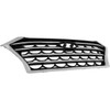 GRILLE FR PTD BLACK CHROME MOLDING W/O CAMERA REPLACEMENT FOR HYUNDAI TUCSON 2020 PARTSLINK NUMBER HY1200233