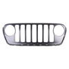 GRILLE FR PRIMED BLACK W/TRIM RING MOLDINGS REPLACEMENT FOR JEEP WRANGLER JL 2020 PARTSLINK NUMBER CH1200440