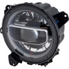 HEAD LAMP LH LED CHROME W/O LOGO HQ REPLACEMENT FOR JEEP WRANGLER JL 2020 PARTSLINK NUMBER CH2502327