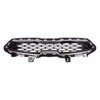 GRILLE PTD BLACK W/CHROME MOULDING EX/S MODEL REPLACEMENT FOR KIA FORTE 2020 PARTSLINK NUMBER KI1200205