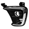 FOG LAMP BEZEL FR LH DARK GRAY W/CHROME MOLDING USE W/HALOGEN FOGS SX/SX LTD/EX MODELS REPLACEMENT FOR KIA SORENTO 2020 PARTSLINK NUMBER KI1038149