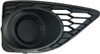FOG LAMP BEZEL FR RH W/O TRIM RING S MODEL REPLACEMENT FOR  FORD FUSION 2010 PARTSLINK NUMBER FO1039141