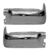 BUMPER FACE BAR RR CHROME W/O SENSOR LH/RH SET REPLACEMENT FOR  FORD PICKUP FORD LIGHTDUTY - 1997-2014 (F150) 2010 PARTSLINK NUMBER FO1102374