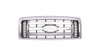 GRILLE XLT CHROME FRAME 3 CHROME BARS REPLACEMENT FOR  FORD PICKUP FORD LIGHTDUTY - 1997-2014 (F150) 2010 PARTSLINK NUMBER FO1200511