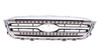 GRILLE GRAY W/CHROME MOULDING REPLACEMENT FOR  FORD TAURUS 2010 PARTSLINK NUMBER FO1200525