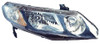 HEAD LAMP RH REPLACEMENT FOR HONDA CIVIC HYBRID 2010 PARTSLINK NUMBER 	HO2503127U