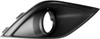 FOG LAMP BEZEL FR RH FOR USE W/HALOGEN LAMP REPLACEMENT FOR MITSUBISHI OUTLANDER PHEV 2020 PARTSLINK NUMBER MI1039127