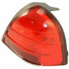 TAIL LAMP RH (CHROME MOULDING-2 BULB-RED) HQ  REPLACEMENT FOR FORD CROWN VICTORIA 2001 PARTSLINK NUMBER  FO2801176