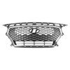 GRILLE PTD W/CHROME FRAME REPLACEMENT FOR HYUNDAI ELANTRA GT-HATCHBACK 2019    PARTSLINK NUMBER 	HY1200224