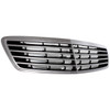 GRILLE CHROME/BLACK  REPLACEMENT FOR MERCEDES S430 2001 PARTSLINK NUMBER  MB1200115