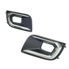 FOG LAMP BEZEL FR LH TEXTURED BLACK W/CHROME MOULDING REPLACEMENT FOR TOYOTA SEQUOIA 2020 PARTSLINK NUMBER TO1038219