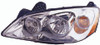 HEAD LAMP LH REPLACEMENT FOR PONTIAC G6 2010 PARTSLINK NUMBER GM2502255U