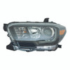 HEAD LAMP LH HALOGEN W/LED DRL/FOG LAMP/BLACK BEZEL HQ REPLACEMENT FOR TOYOTA TACOMA PICKUP 4WD 2020 PARTSLINK NUMBER  TO2502244