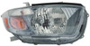 HEAD LAMP RH SPORT MODEL CAPA REPLACEMENT FOR TOYOTA HIGHLANDER 2010 PARTSLINK NUMBER  TO2503202C