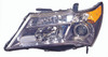 HEAD LAMP LH SPORT MODELS W/ADAPTIVE LAMP REPLACEMENT FOR ACURA MDX 2008 PARTSLINK NUMBER  AC2518110U