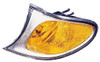 SIDE MARKER LAMP LH AMBER W/CHROME BEZEL HQ REPLACEMENT FOR BMW 3 SERIES WAGON 2005 PARTSLINK NUMBER BM2520110