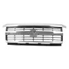 GRILLE W/CHROME MOULDING MATTE DARK GRAY  REPLACEMENT FOR CHEVROLET PICKUP CHEVY SILVERADO 2500 2015 PARTSLINK NUMBER  GM1200701