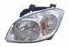 HEAD LAMP LH SMOKEY HOUSING W/BRKT/ CLEAR LENS HQ REPLACEMENT FOR CHEVROLET COBALT 2005 PARTSLINK NUMBER GM2502282