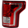 TAIL LAMP RH BULB TYPE COMPATIBLE WITH FORD PICKUP F150  2015-2017 PARTSLINK NUMBER FO2801239