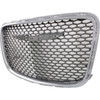 GRILLE FR PTD BRIGHT BLACK W/SATIN CHROME FRAME REPLACEMENT FOR CHRYSLER 300 2015 PARTSLINK NUMBER  CH1200396